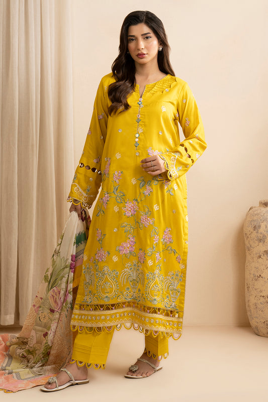 Embroidered Shirt Shalwar Dupatta - 0739