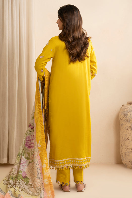 Embroidered Shirt Shalwar Dupatta - 0739