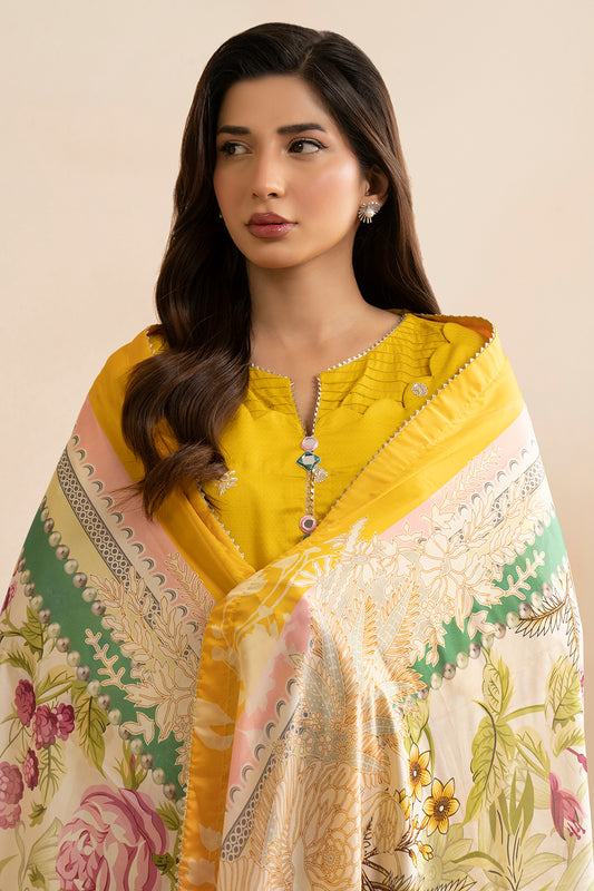 Embroidered Shirt Shalwar Dupatta - 0739