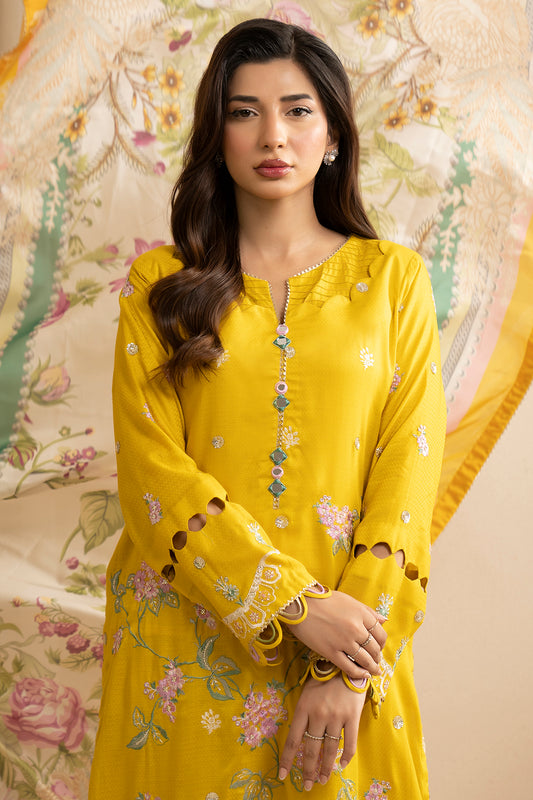 Embroidered Shirt Shalwar Dupatta - 0739