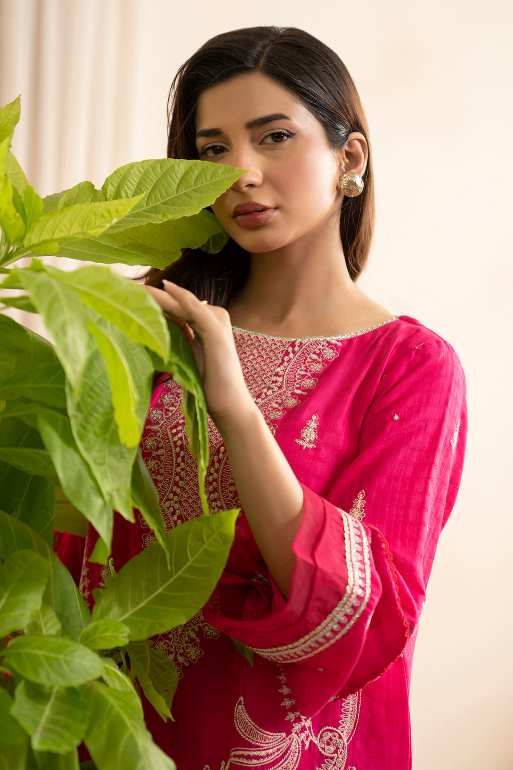 Embroidered Shirt Shalwar Dupatta - 0783