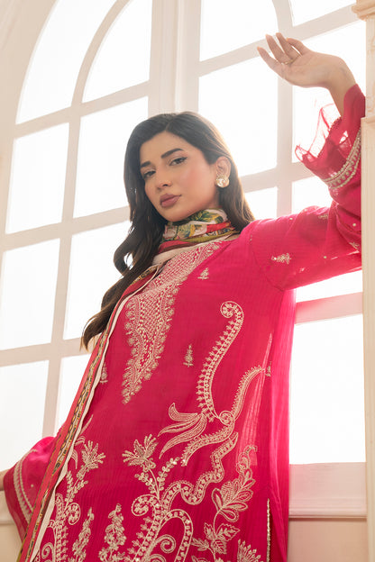 Embroidered Shirt Shalwar Dupatta - 0783
