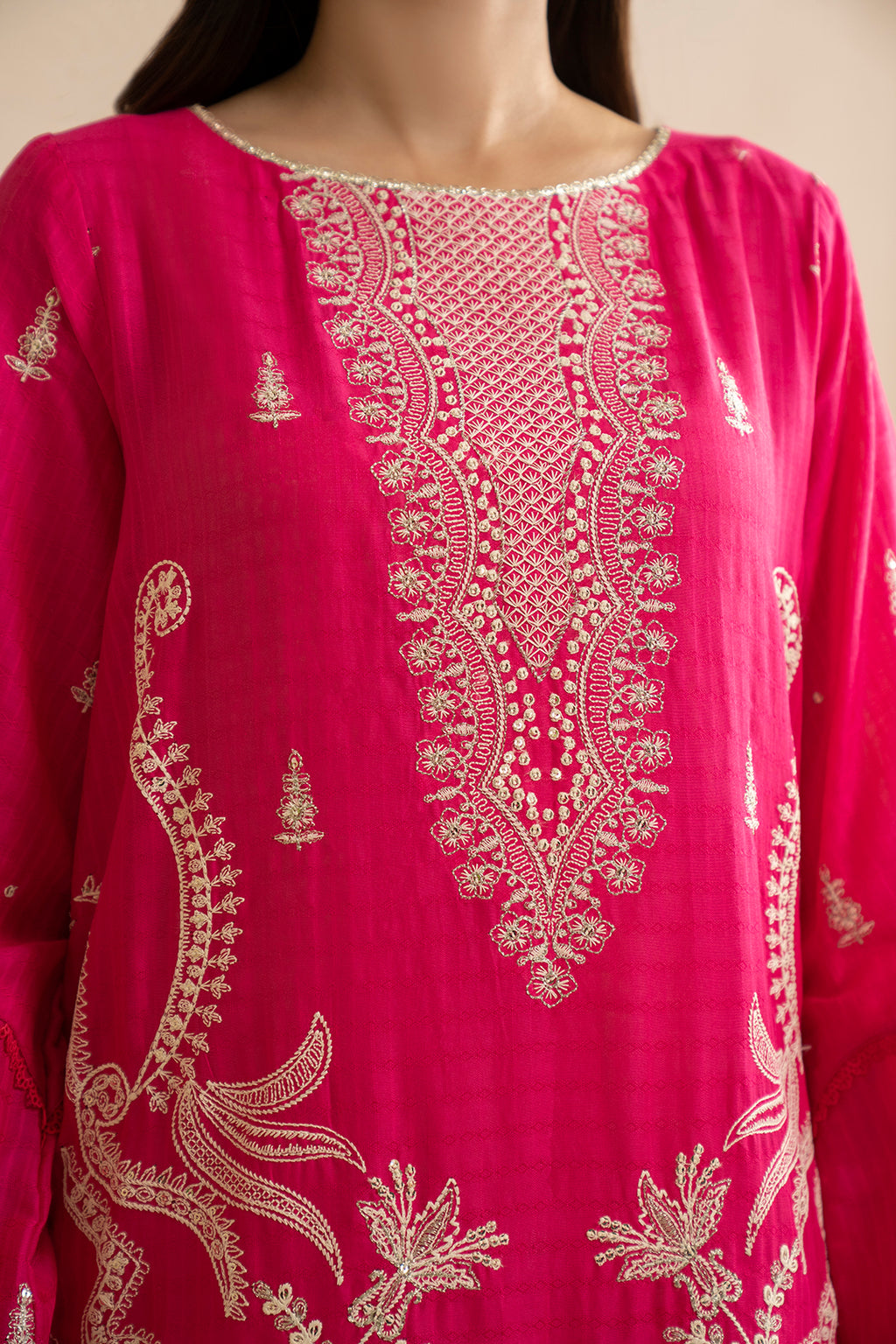 Embroidered Shirt Shalwar Dupatta - 0783
