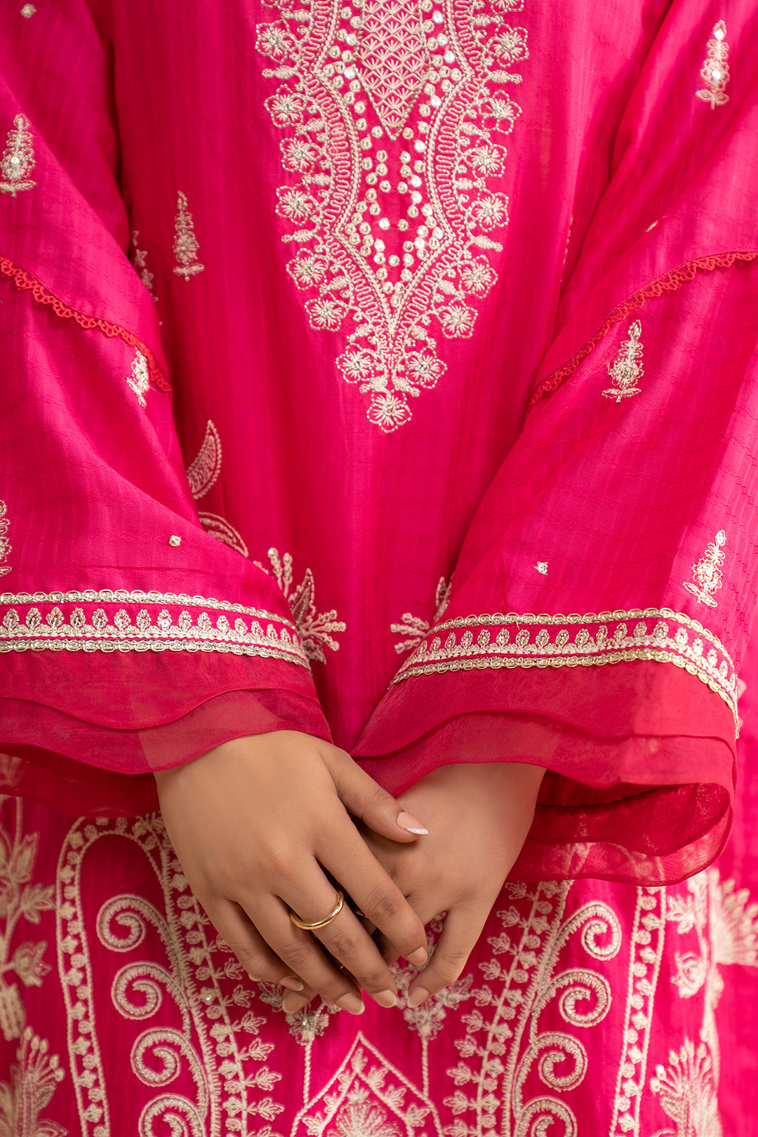 Embroidered Shirt Shalwar Dupatta - 0783