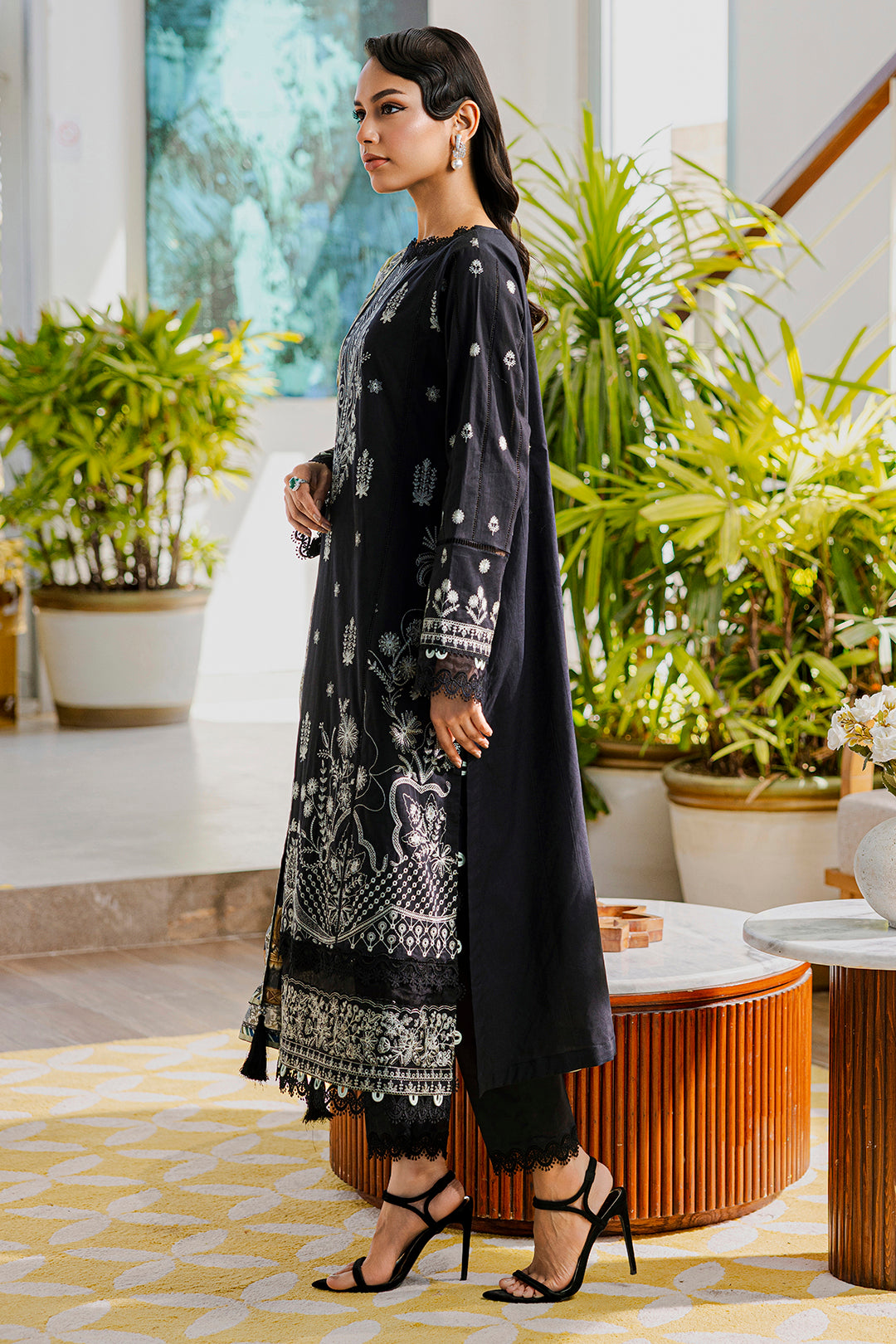 Embroidered Shirt Shalwar Dupatta - 0801