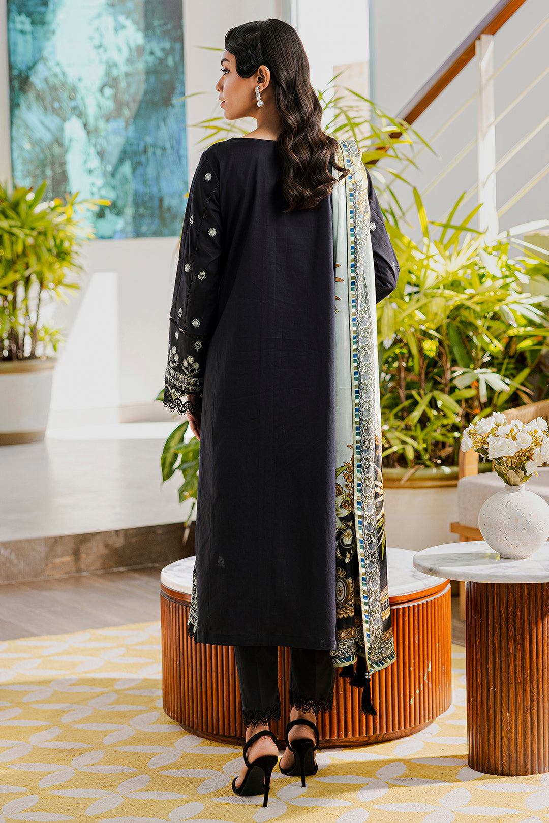 Embroidered Shirt Shalwar Dupatta - 0801