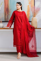 Embroidered Shirt Shalwar Dupatta - 0802
