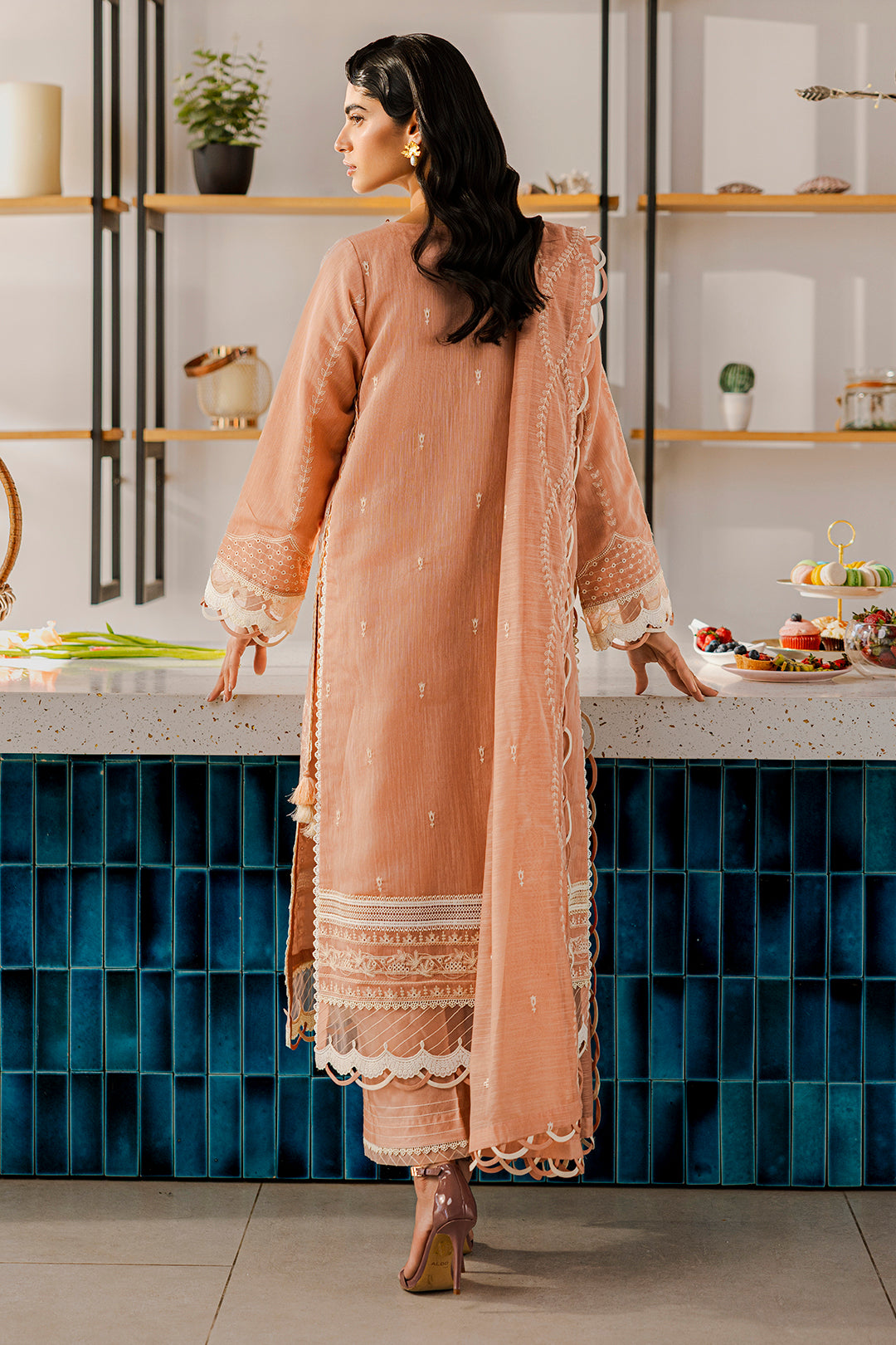 Embroidered Shirt Shalwar Dupatta - 0803
