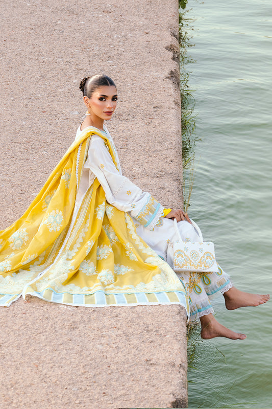 Embroidered Shirt Shalwar Dupatta - 0804