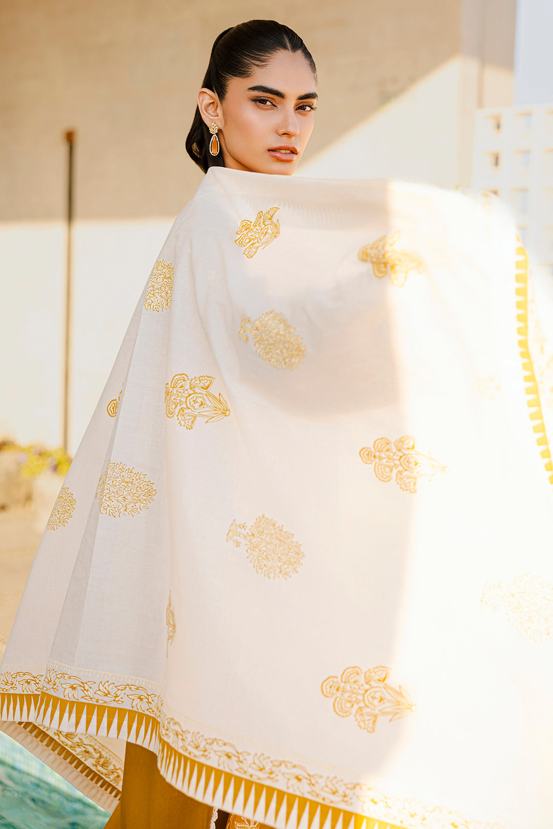 Embroidered Shirt Shalwar Dupatta - 0829