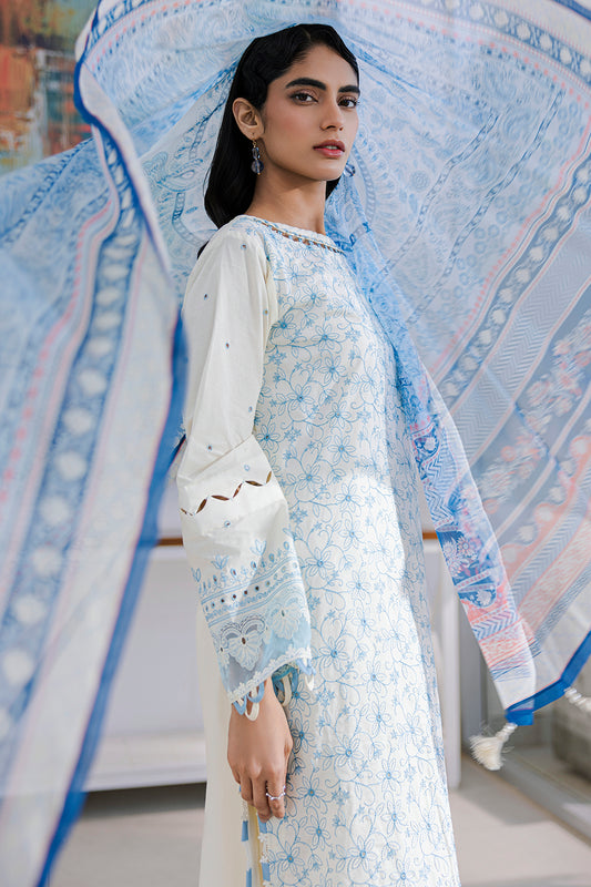Embroidered Shirt Shalwar Dupatta - 0805