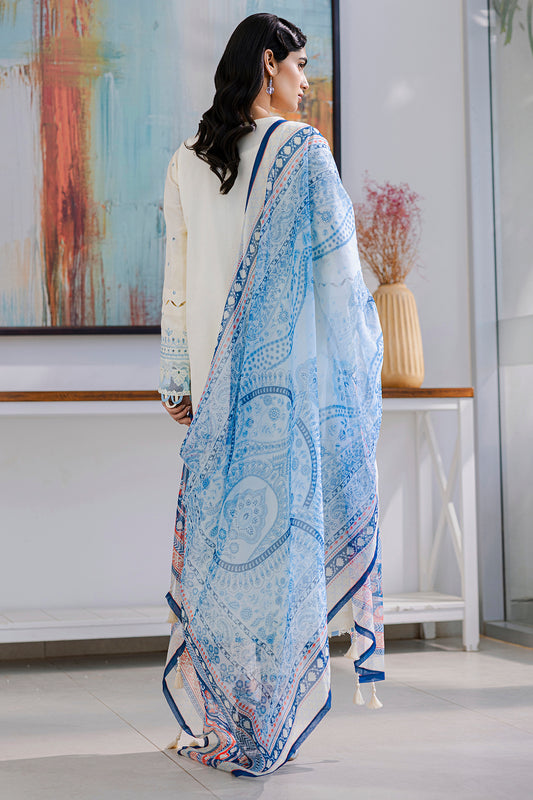 Embroidered Shirt Shalwar Dupatta - 0805