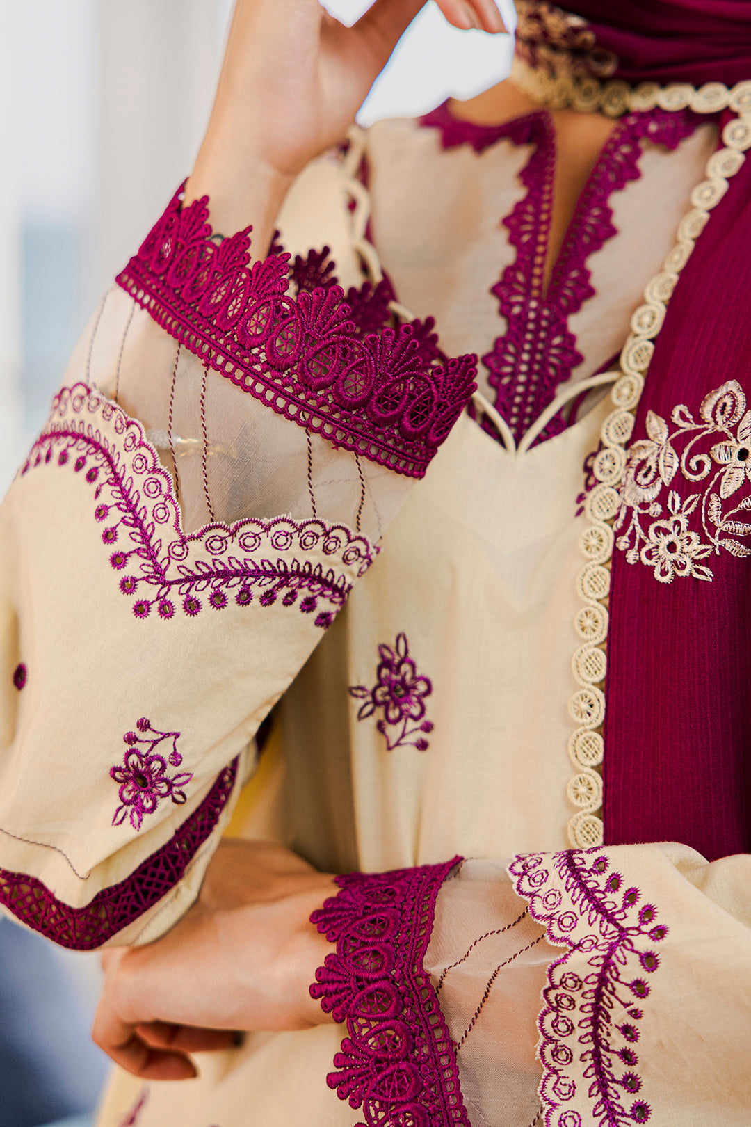 Embroidered Shirt Shalwar Dupatta - 0808