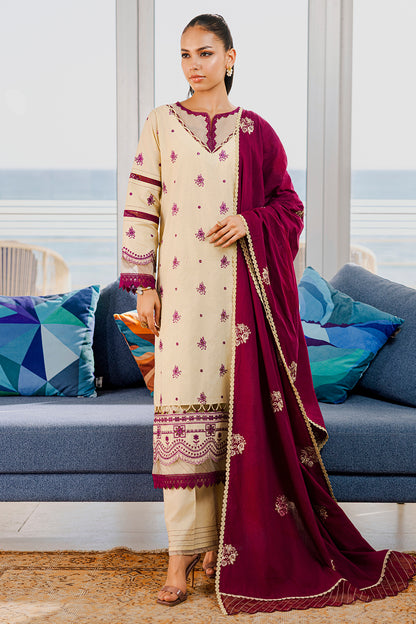 Embroidered Shirt Shalwar Dupatta - 0808