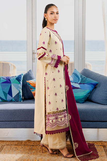 Embroidered Shirt Shalwar Dupatta - 0808