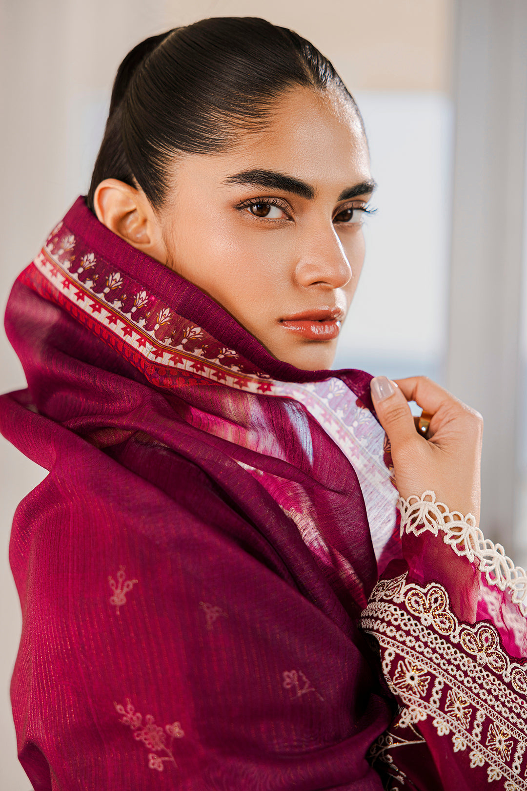 Embroidered Shirt Shalwar Dupatta - 0810