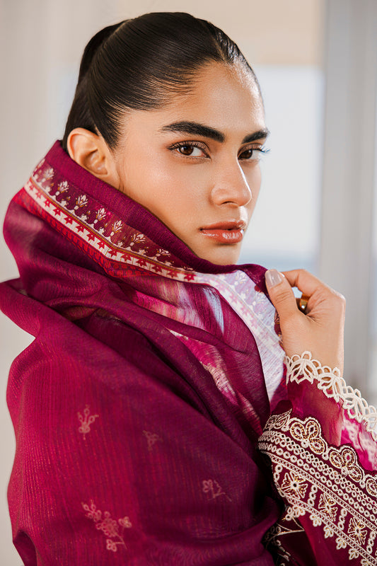 Embroidered Shirt Shalwar Dupatta - 0810