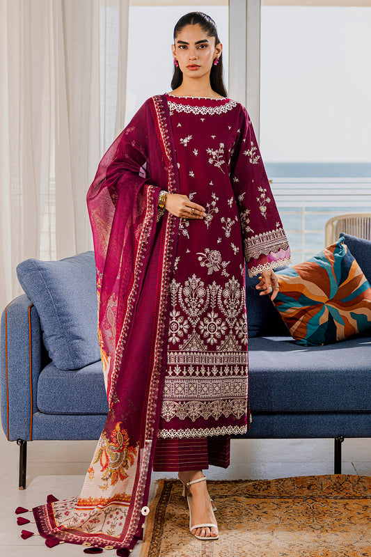 Embroidered Shirt Shalwar Dupatta - 0810