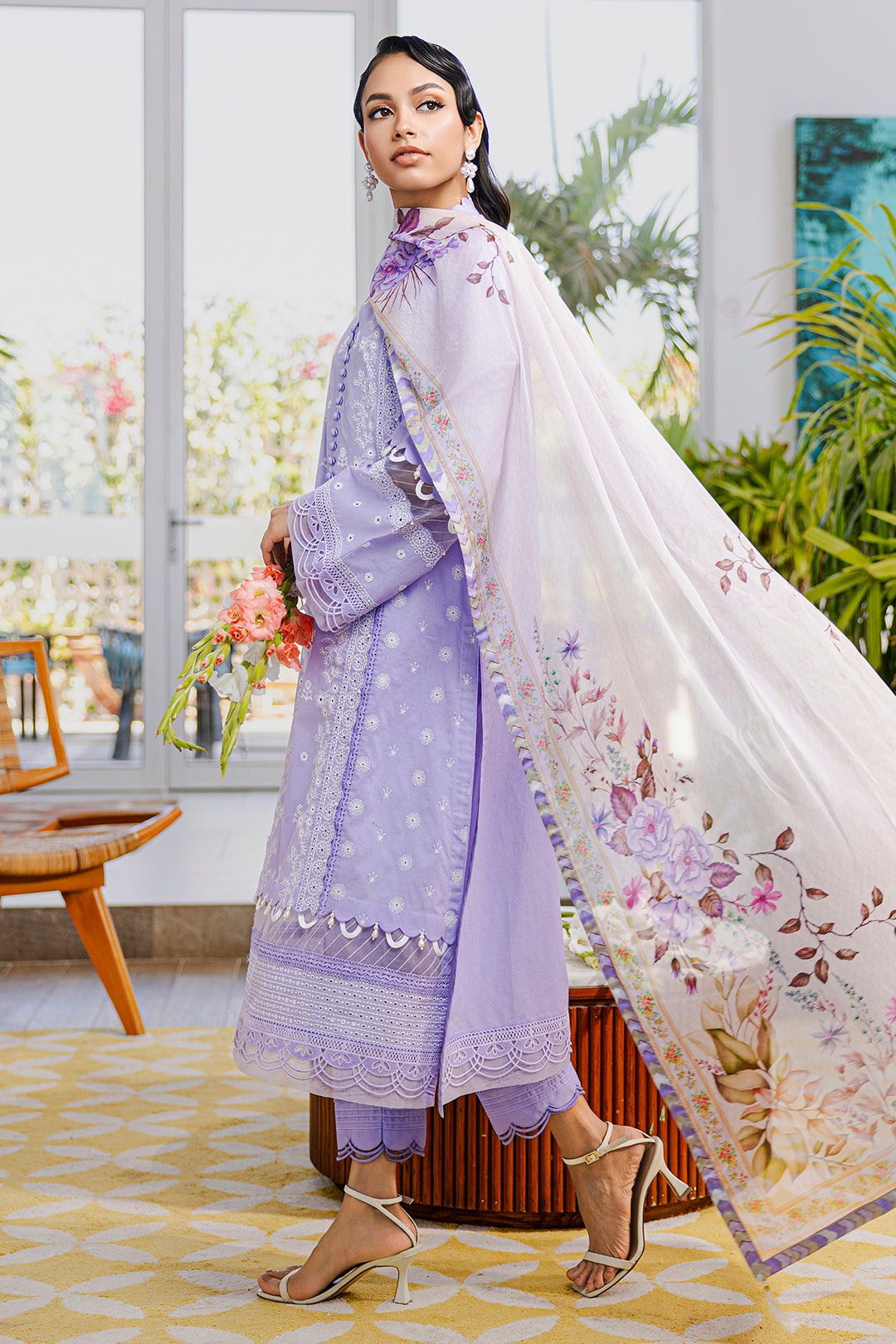 Embroidered Shirt Shalwar Dupatta - 0811