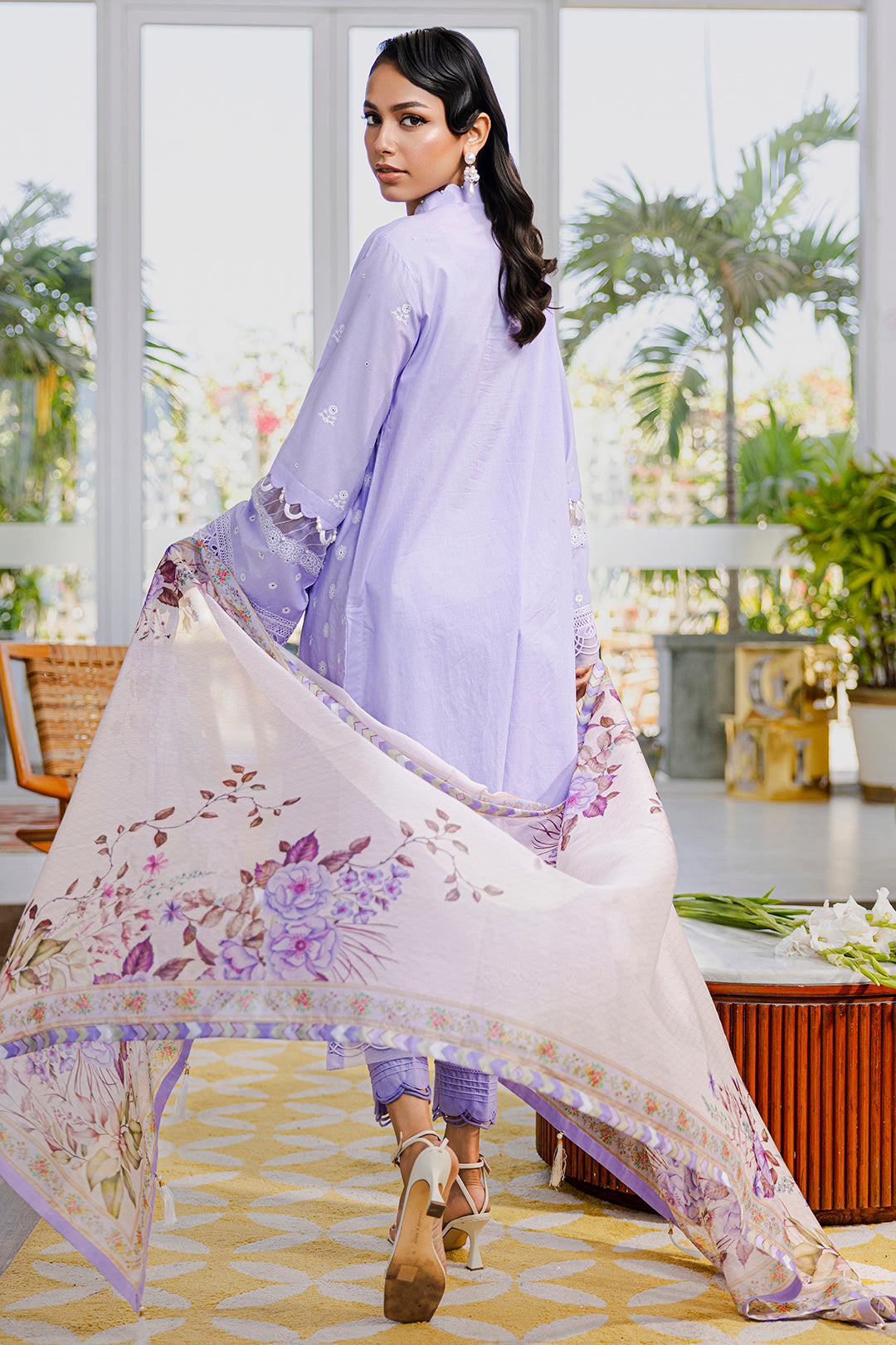 Embroidered Shirt Shalwar Dupatta - 0811