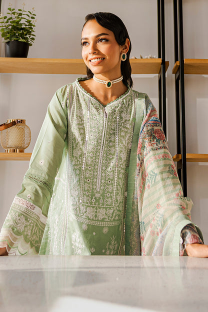 Embroidered Shirt Shalwar Dupatta - 0812