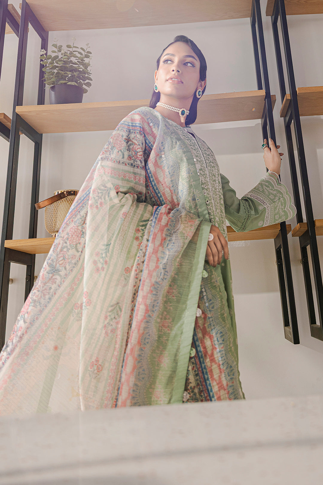 Embroidered Shirt Shalwar Dupatta - 0812