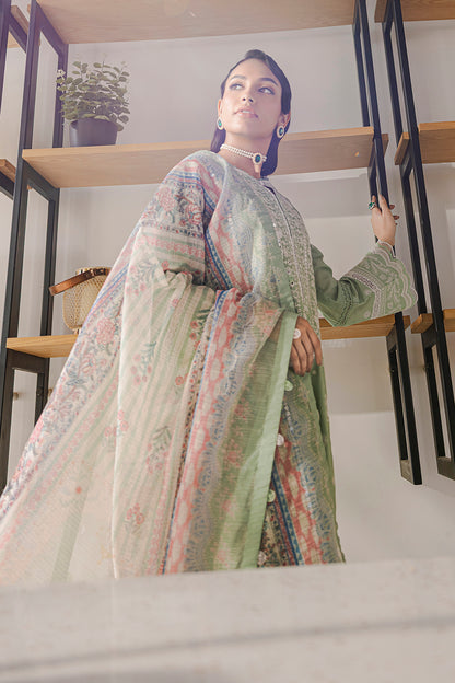 Embroidered Shirt Shalwar Dupatta - 0812