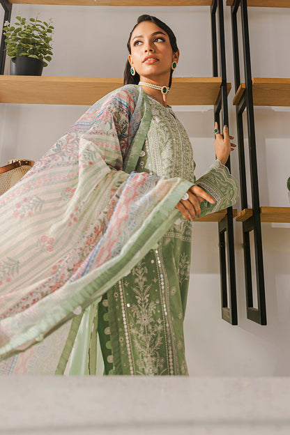 Embroidered Shirt Shalwar Dupatta - 0812