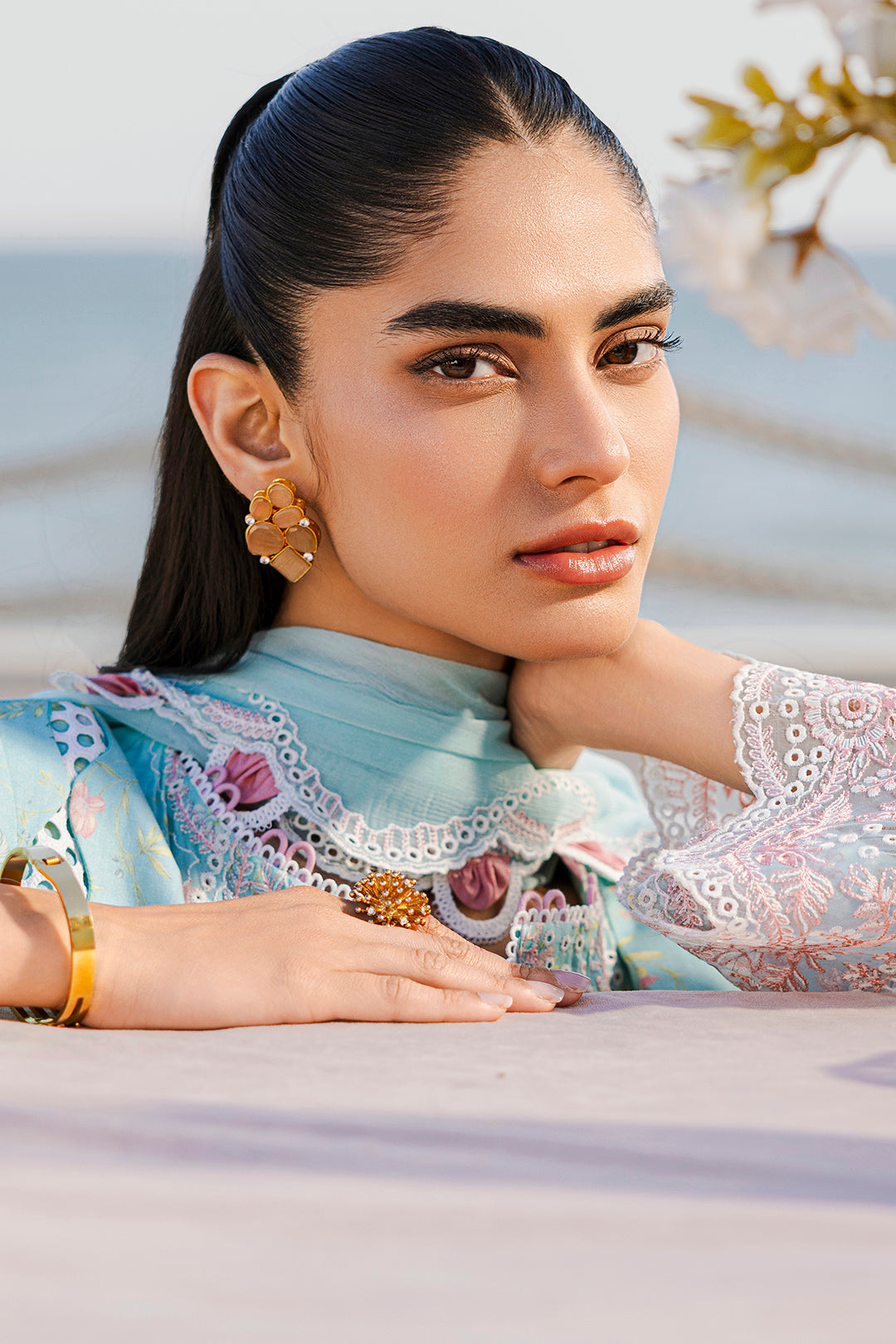 Embroidered Shirt Shalwar Dupatta - 0813