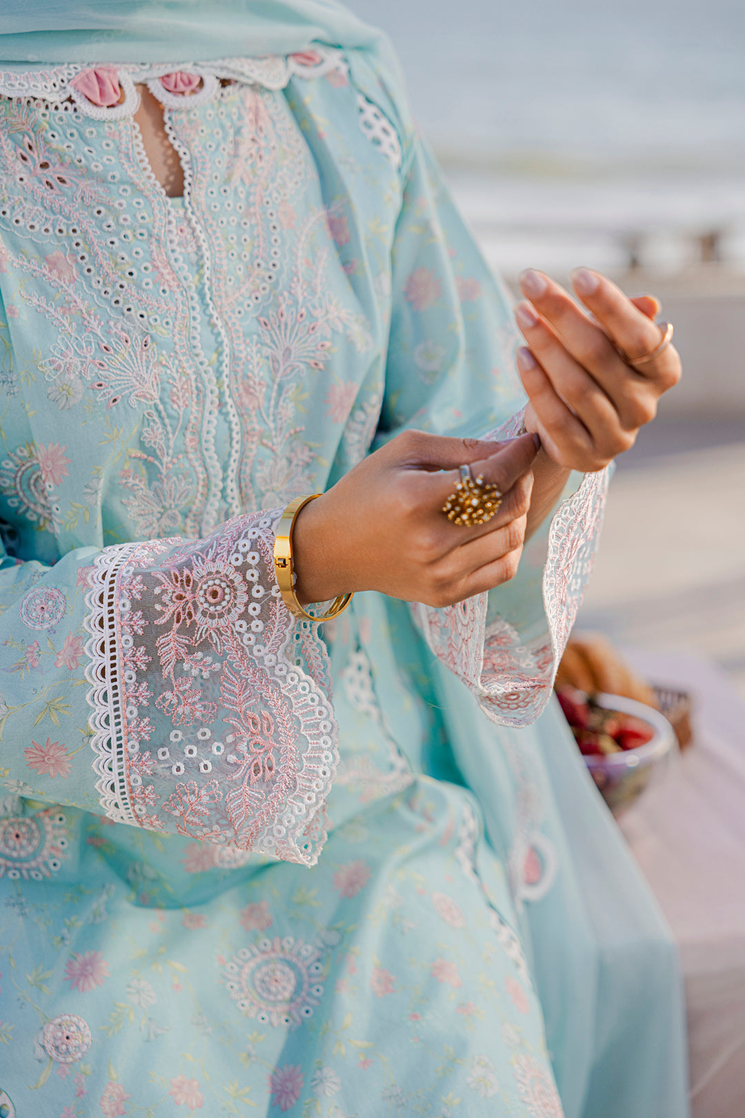 Embroidered Shirt Shalwar Dupatta - 0813