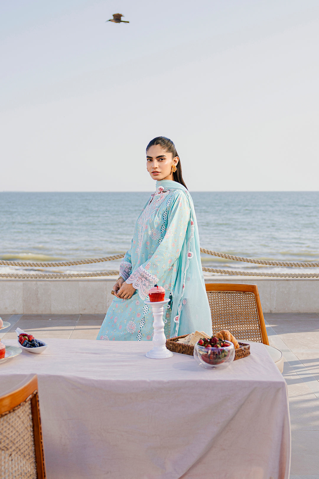 Embroidered Shirt Shalwar Dupatta - 0813