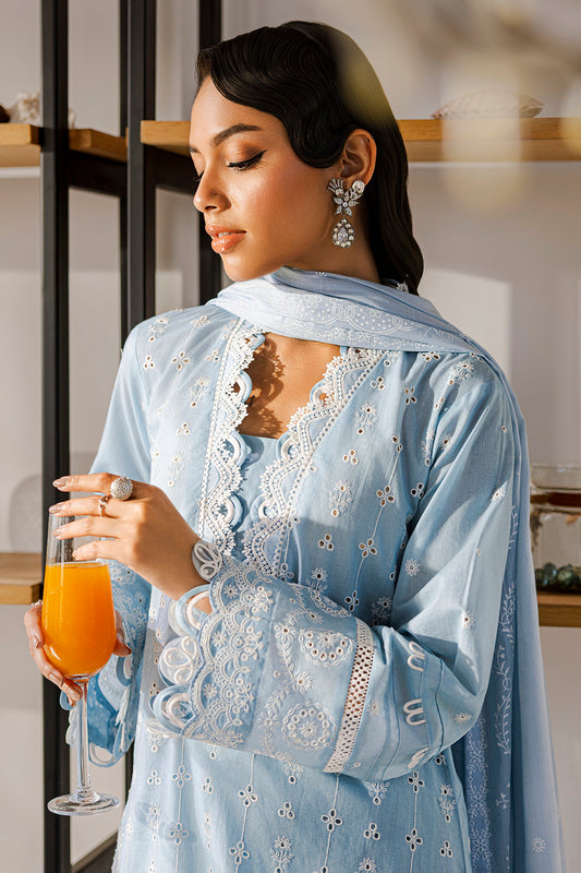 Embroidered Shirt Shalwar Dupatta - 0814