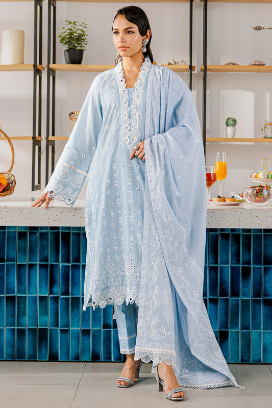 Embroidered Shirt Shalwar Dupatta - 0814