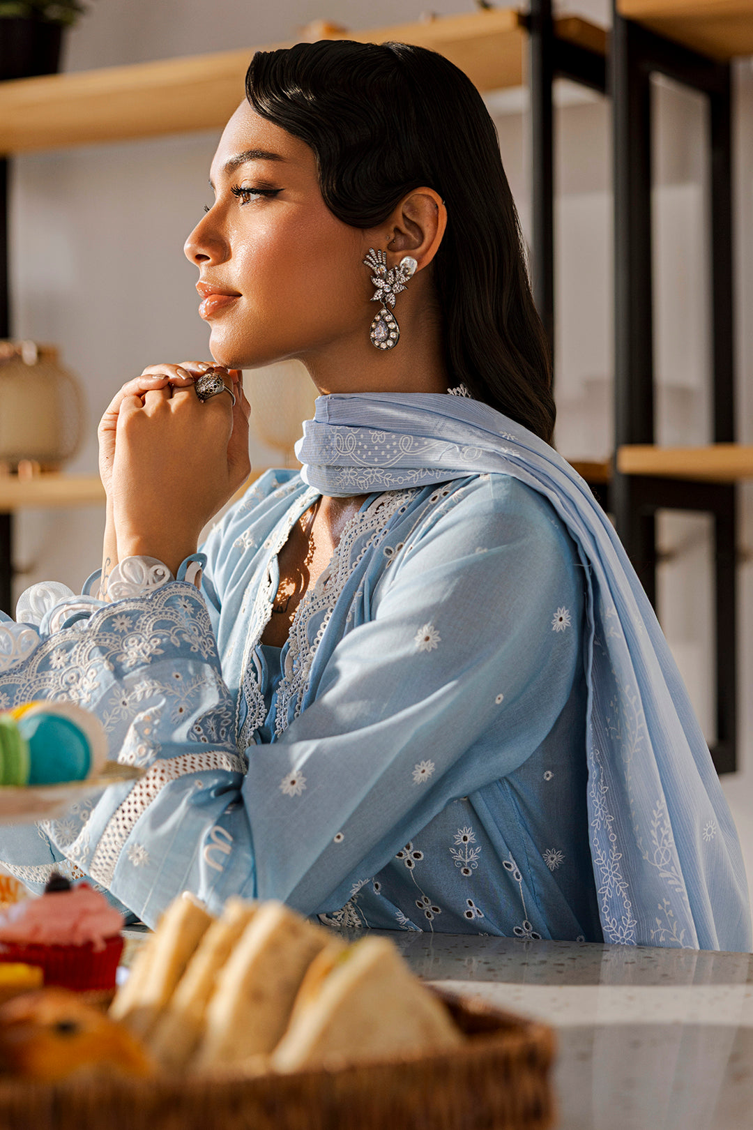 Embroidered Shirt Shalwar Dupatta - 0814