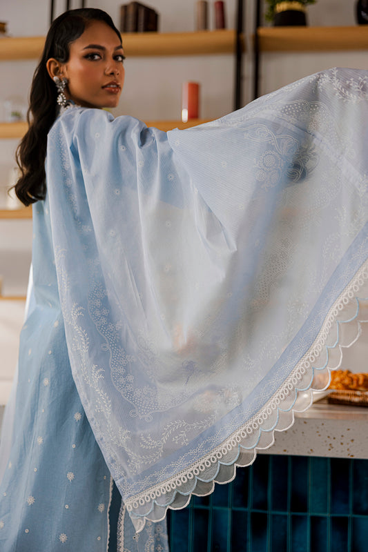 Embroidered Shirt Shalwar Dupatta - 0814