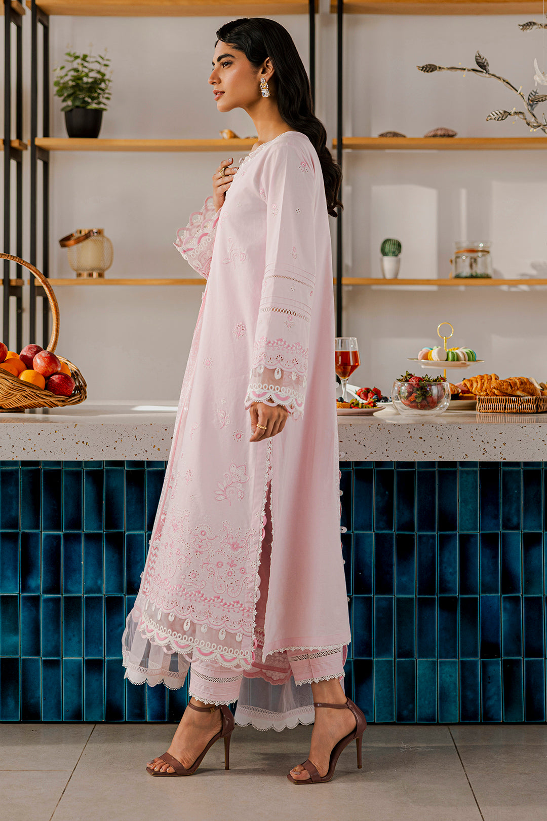 Embroidered Shirt Shalwar Dupatta - 0807