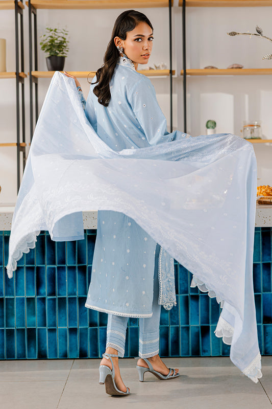 Embroidered Shirt Shalwar Dupatta - 0814