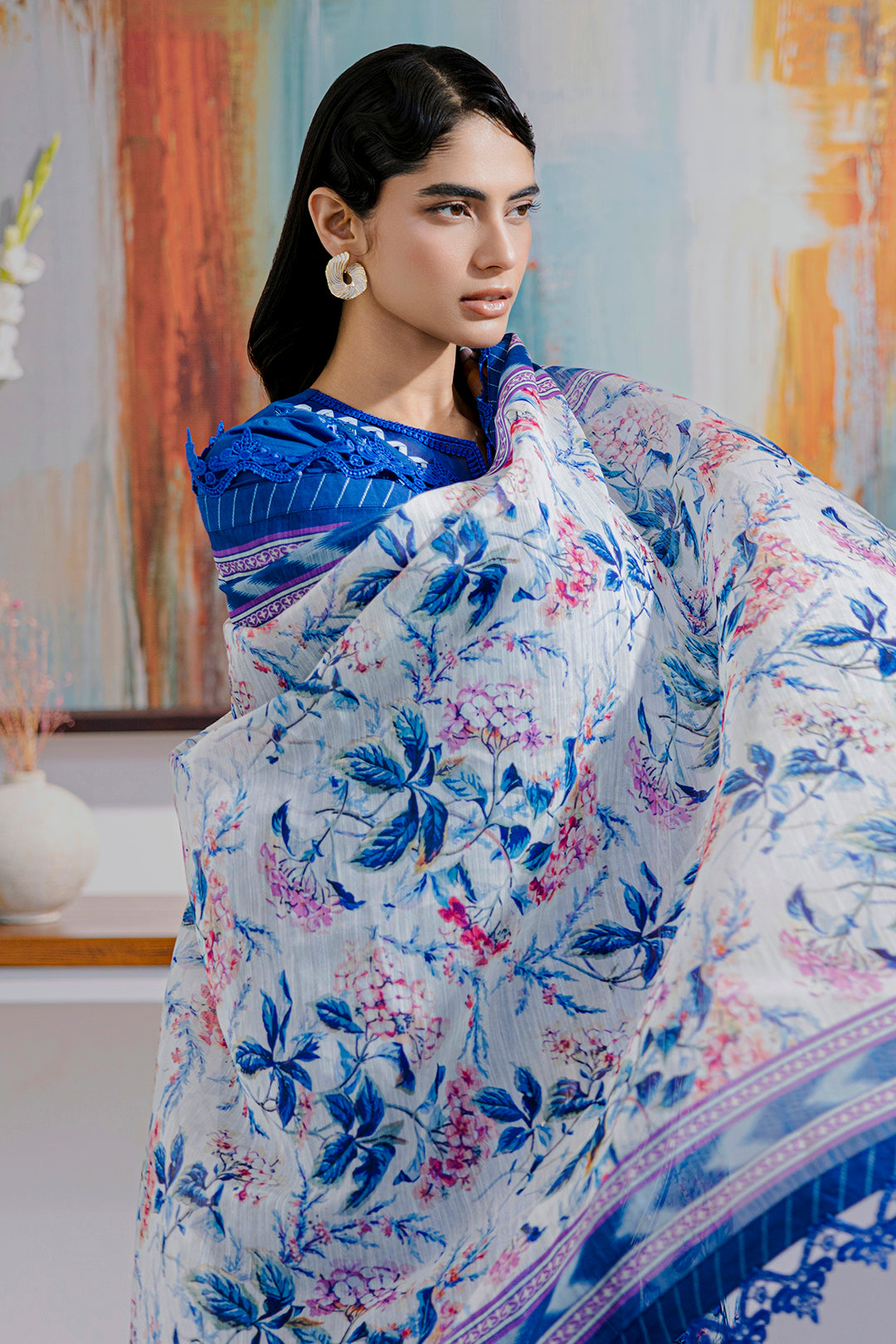 Embroidered Shirt Shalwar Dupatta - 0815