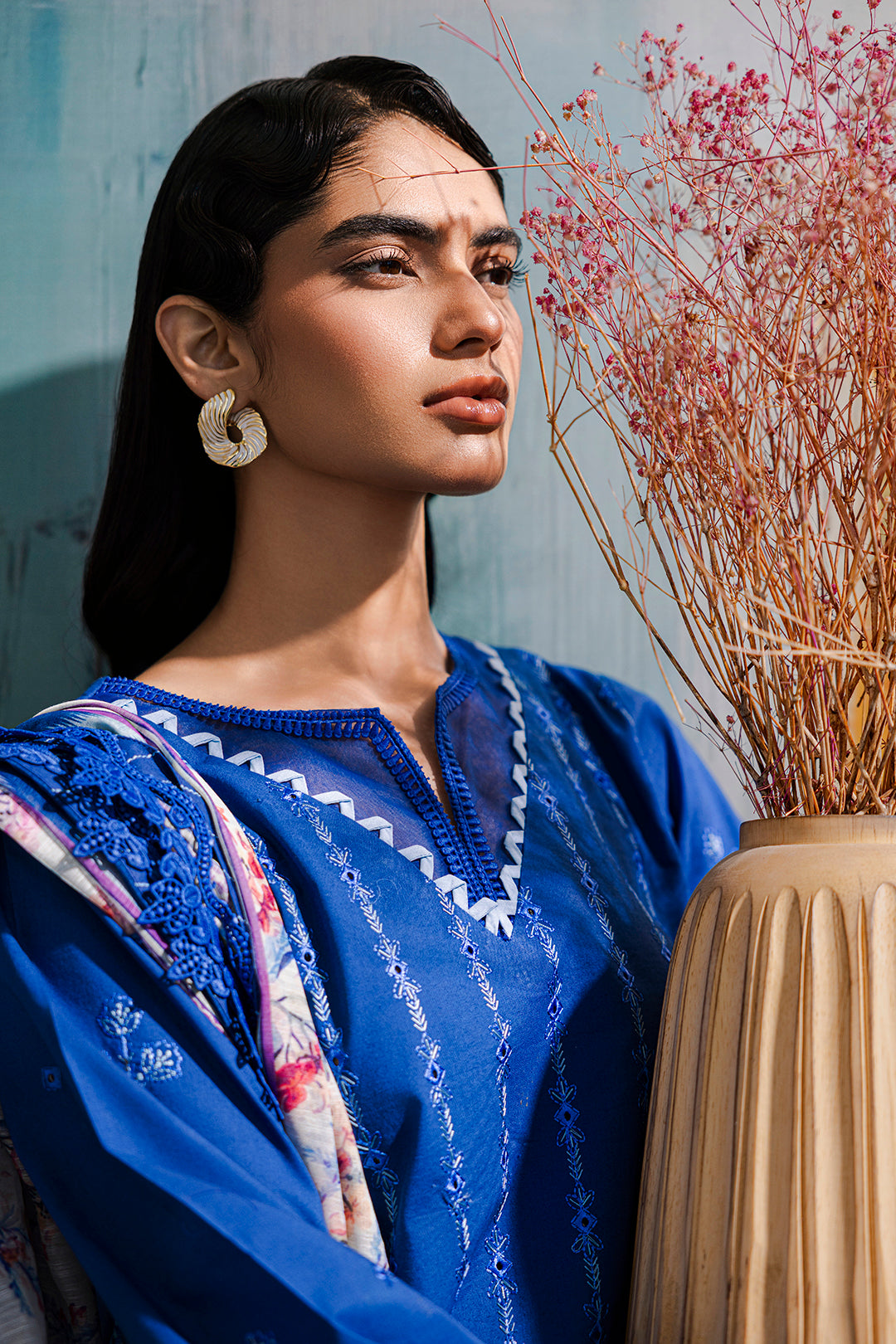 Embroidered Shirt Shalwar Dupatta - 0815