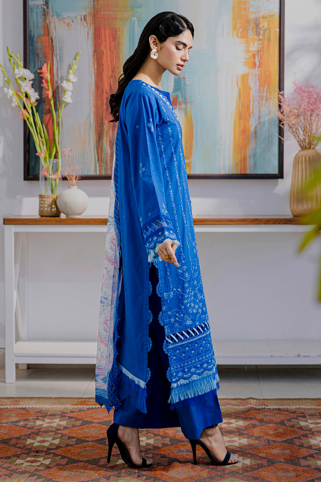 Embroidered Shirt Shalwar Dupatta - 0815