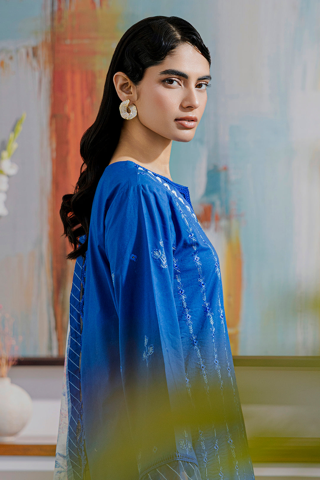 Embroidered Shirt Shalwar Dupatta - 0815
