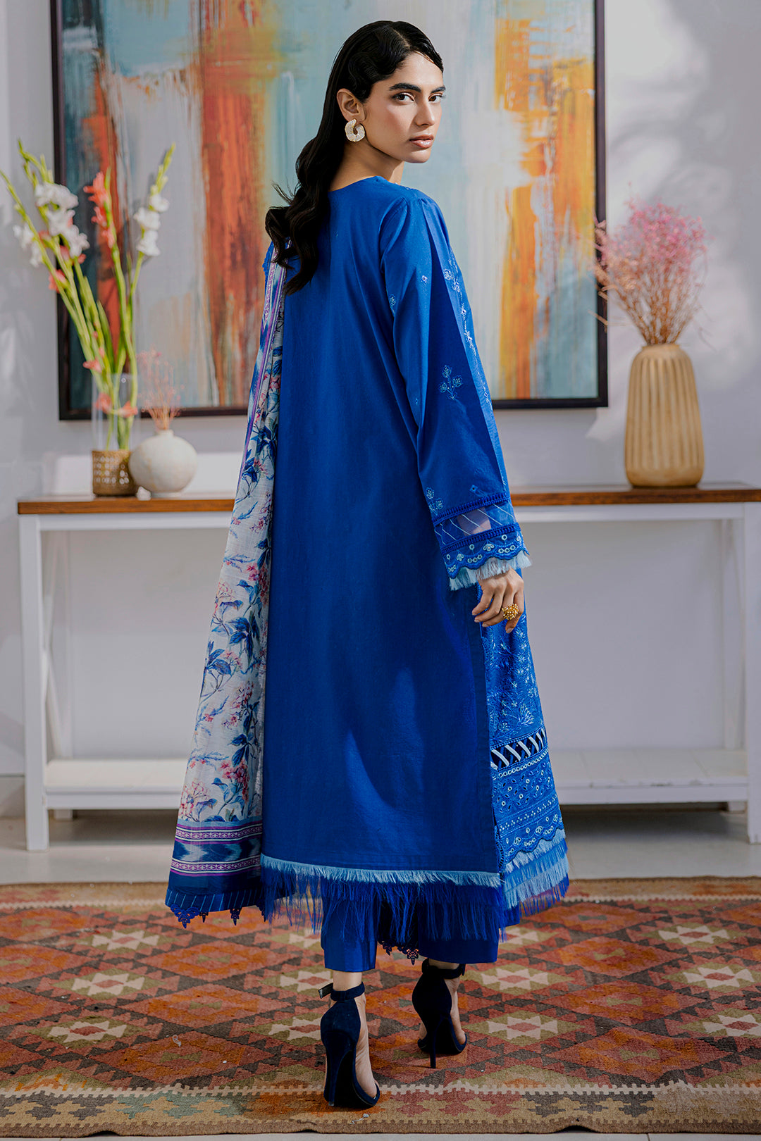 Embroidered Shirt Shalwar Dupatta - 0815