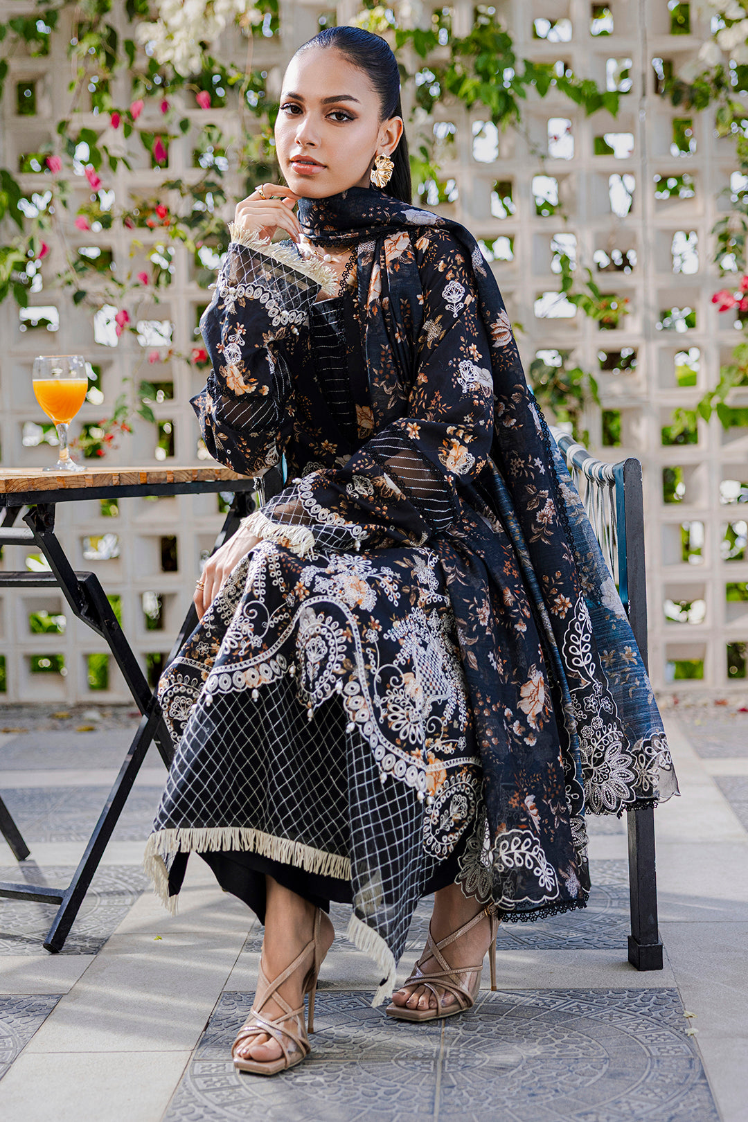 Embroidered Shirt Shalwar Dupatta - 0816
