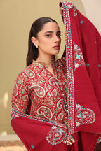 Embroidered Shirt Shalwar Dupatta - 0817
