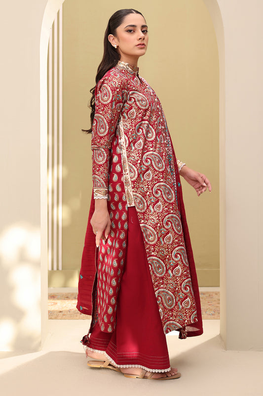 Embroidered Shirt Shalwar Dupatta - 0817