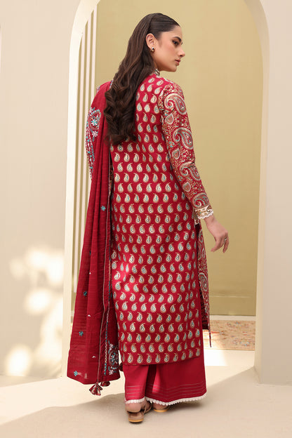 Embroidered Shirt Shalwar Dupatta - 0817