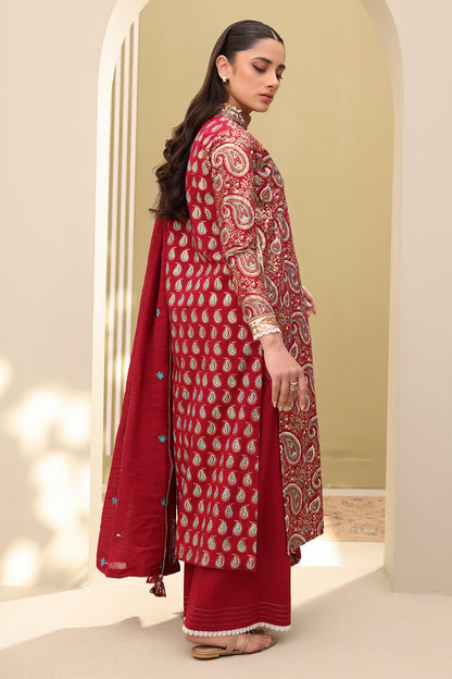 Embroidered Shirt Shalwar Dupatta - 0817