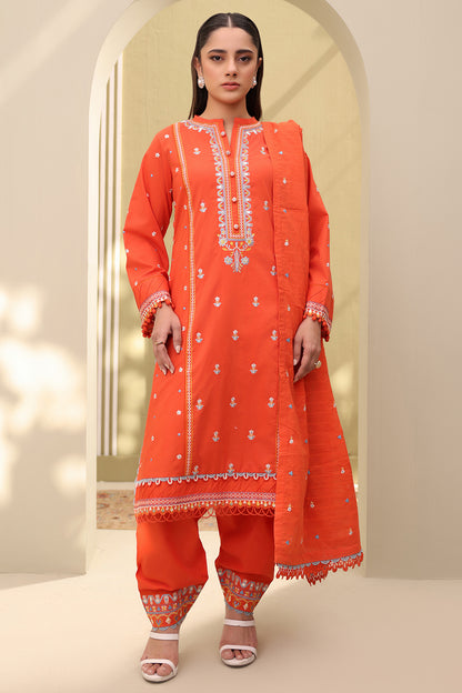 Embroidered Shirt Shalwar Dupatta - 0818