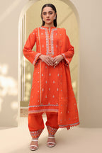 Embroidered Shirt Shalwar Dupatta - 0818