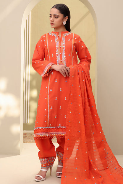 Embroidered Shirt Shalwar Dupatta - 0818